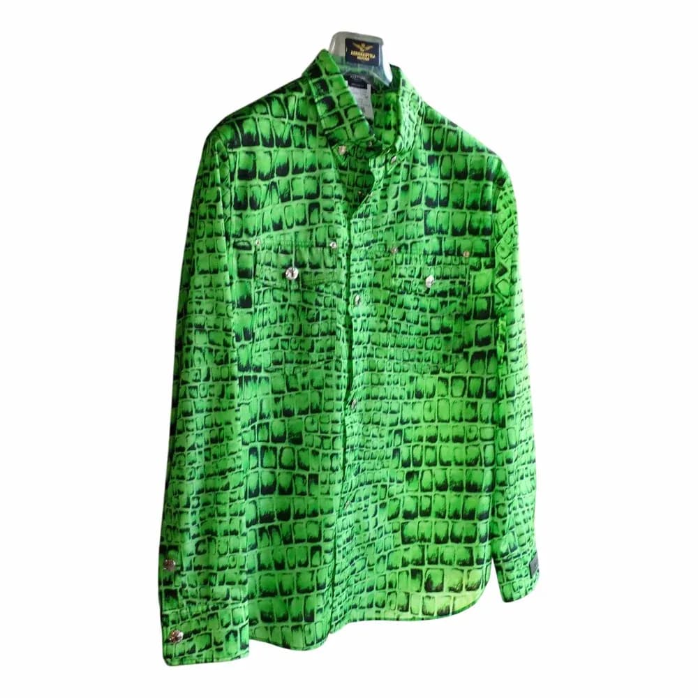 Versace AI Croc LS Cocoon Shirt