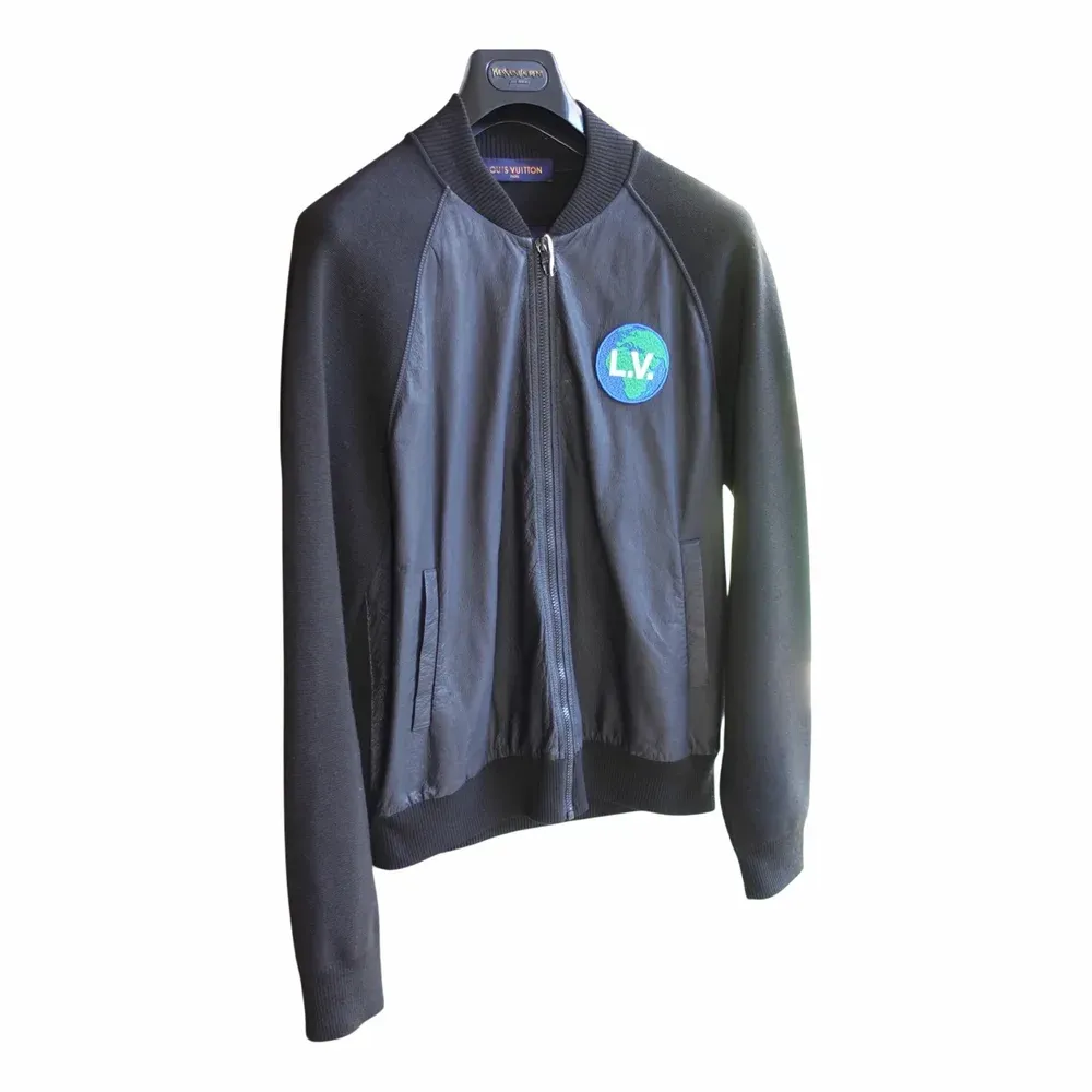 Louis Vuitton 2019 'Planet' Earth Embroidered Bomber Jacket