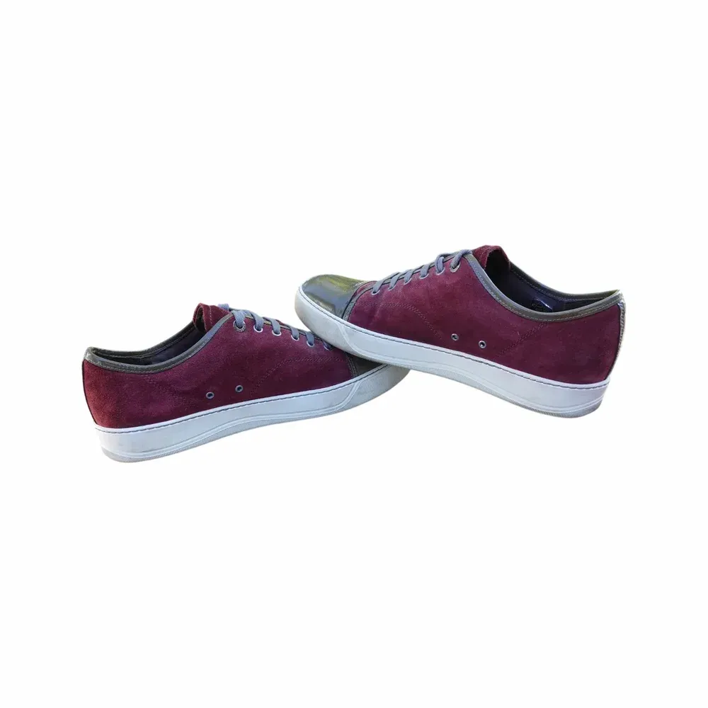 Lanvin DBB1 Patent Cap-Toe Sneaker