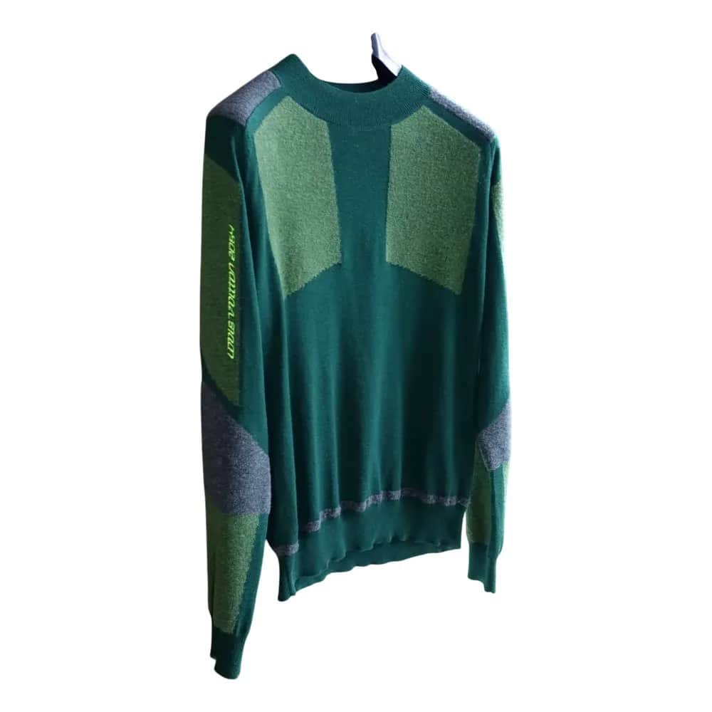Louis Vuitton 2054 Patchwork Color-Blocked Round Neck Sweater