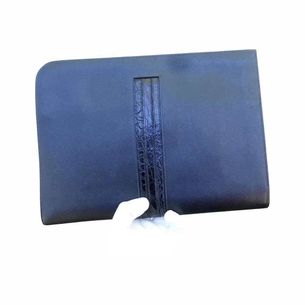 Prada 2VN003 Saffiano Leather Clutch Bag