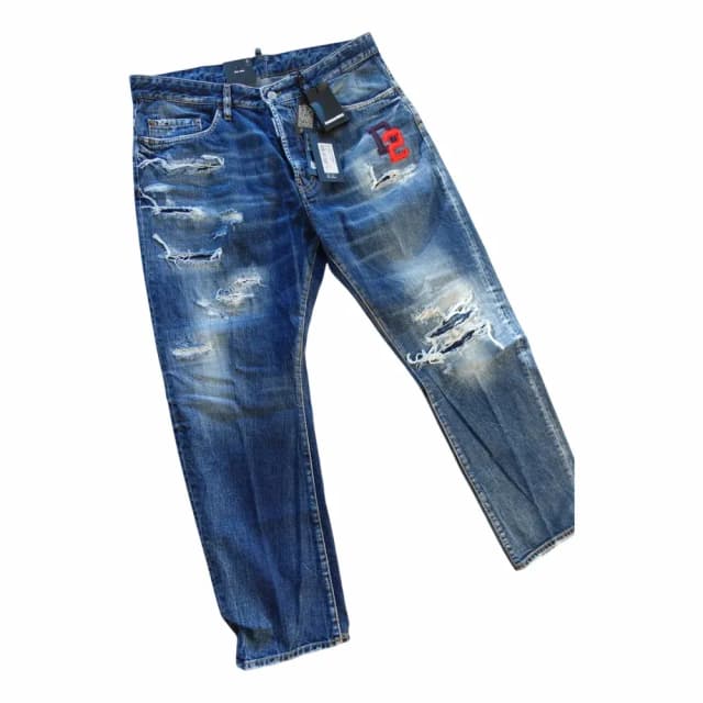 Dsquared2 Bro Ripped Cropped Jeans
