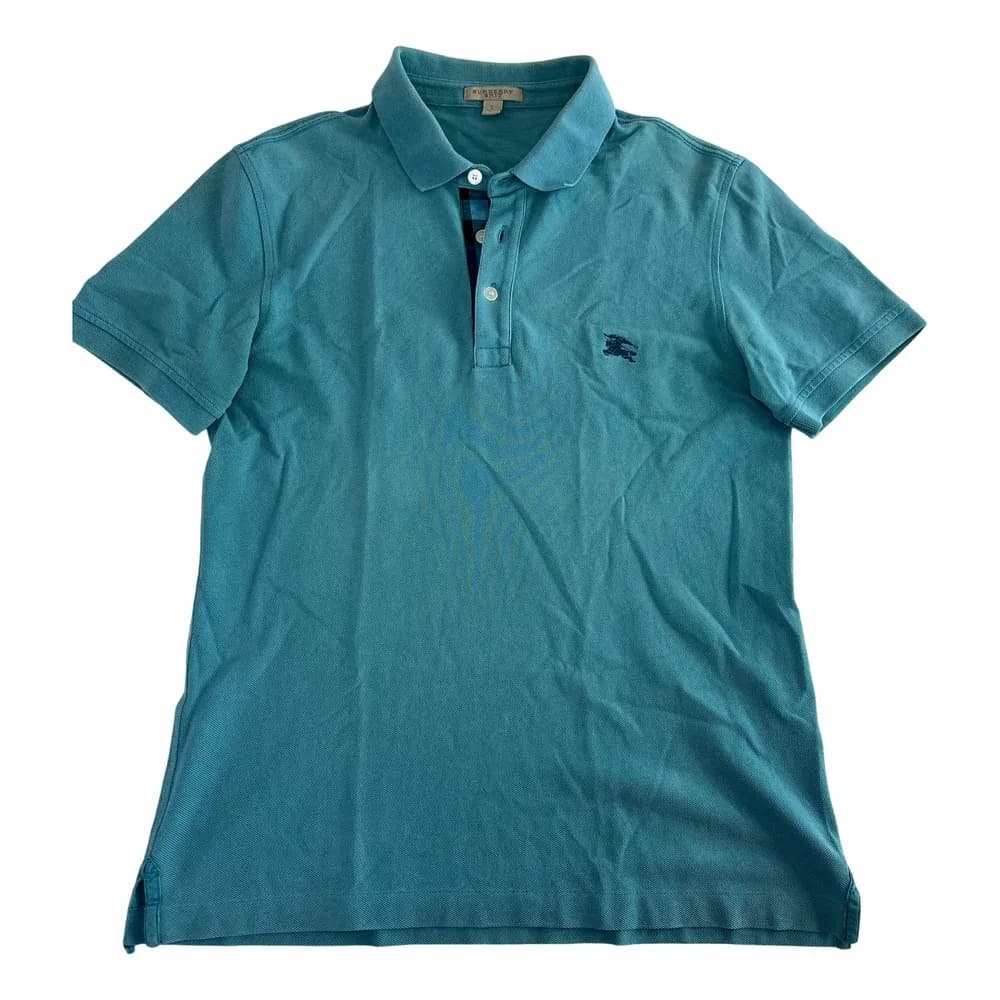 Burberry Eddie Cotton Piqué Equestrian Knight Polo Shirt