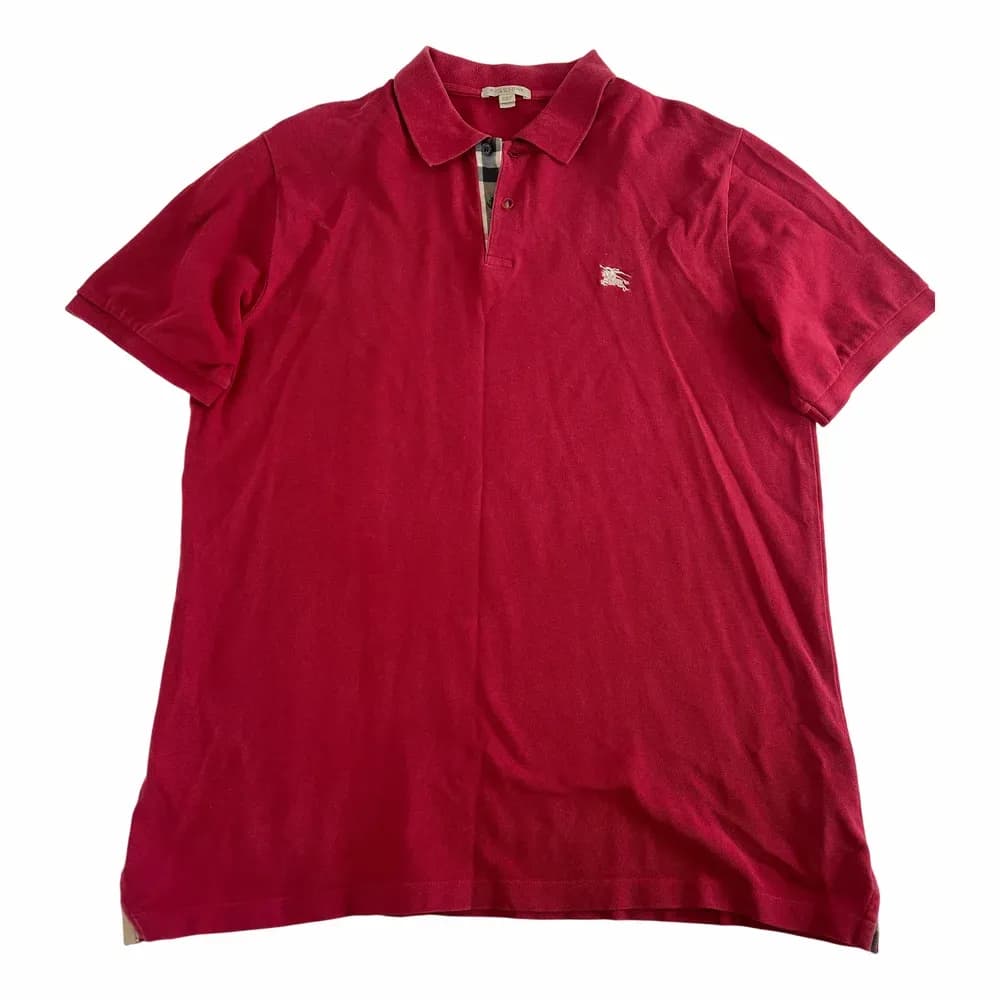 Burberry Nova Check Placket Polo Shirt