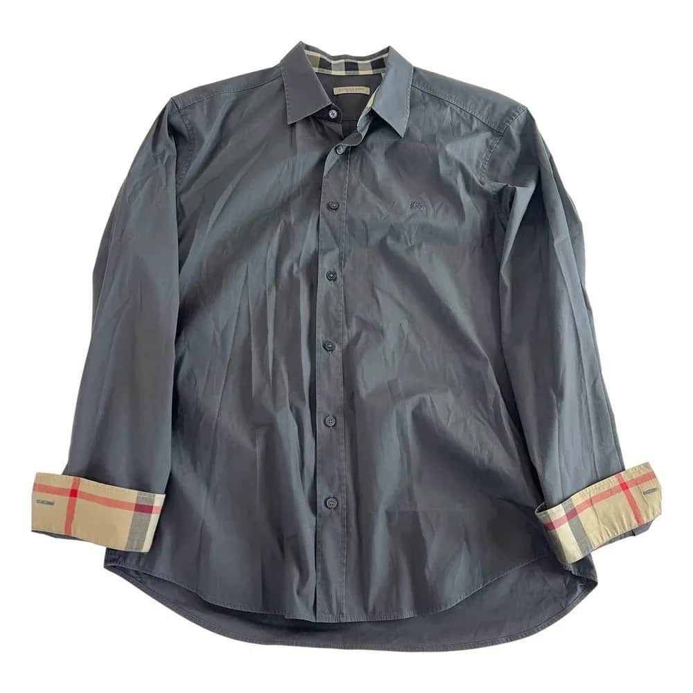Burberry Monogram Button-Down Skjorta