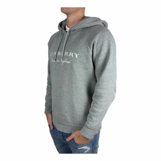 Burberry Embroidered Logo Hoodie