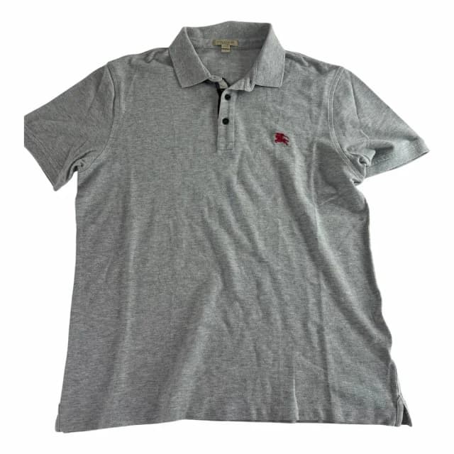 Burberry Embroidered Equestrian Logo Polo Shirt