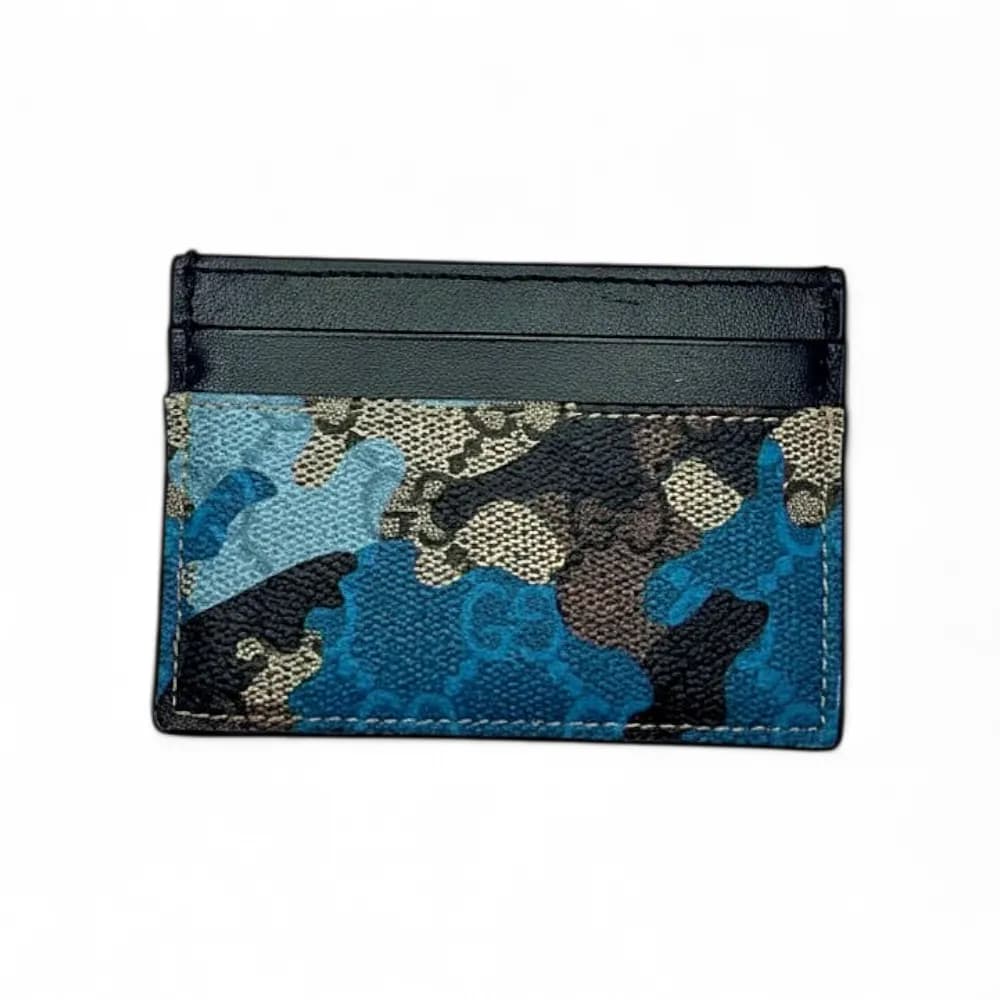 GUCCI GG Supreme Camouflage Card Case