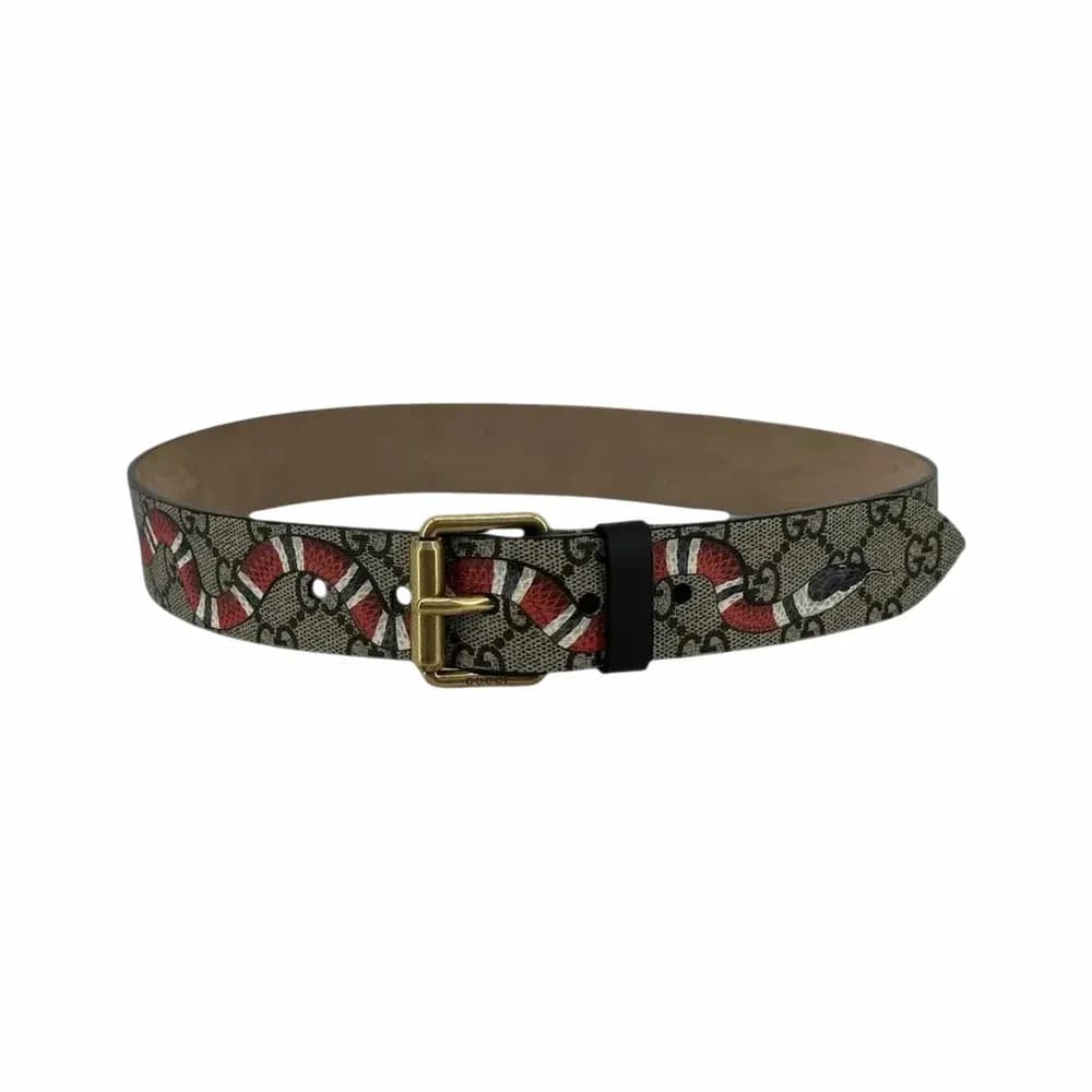 Gucci GG Supreme Kingsnake Belt