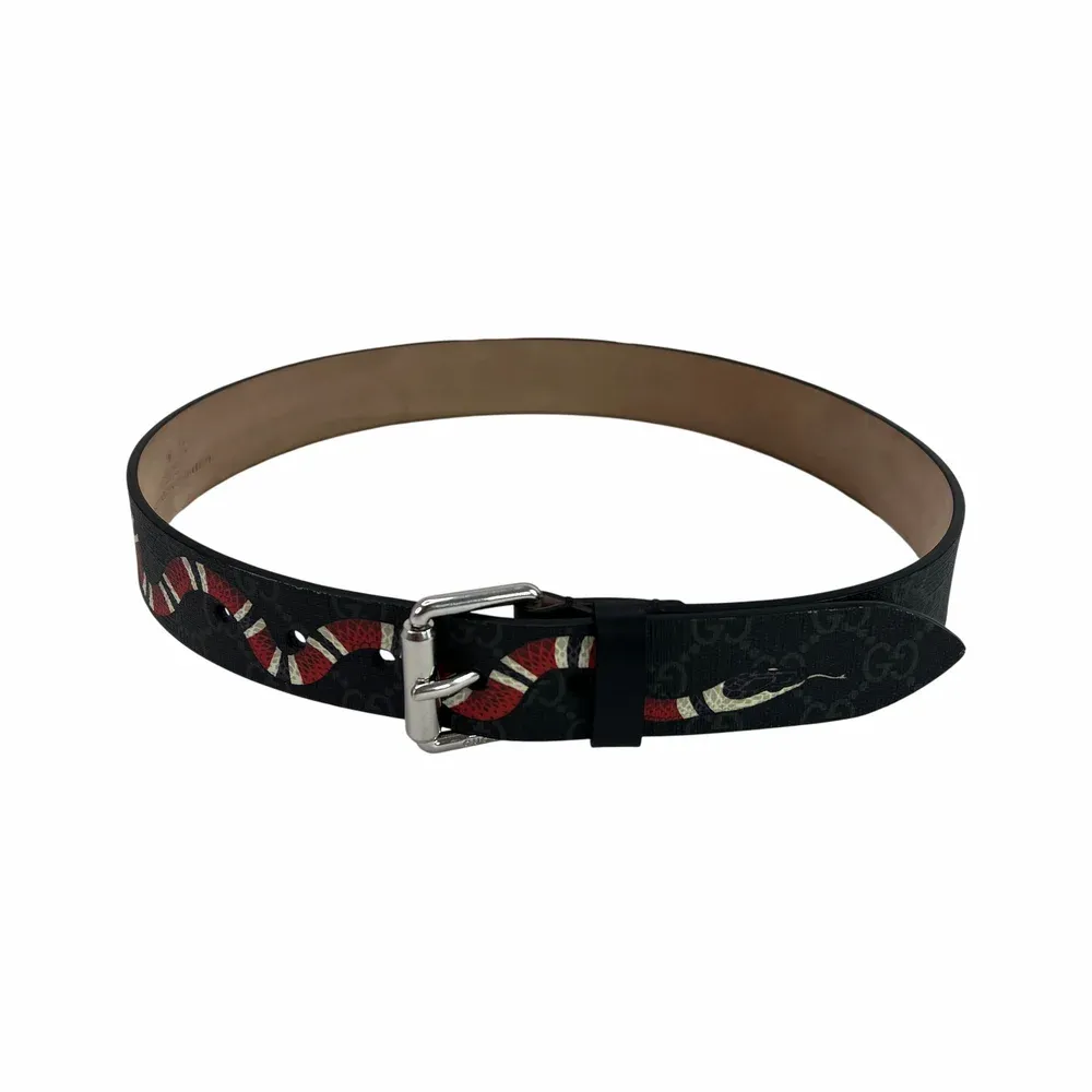 Gucci GG Supreme Kingsnake Belt