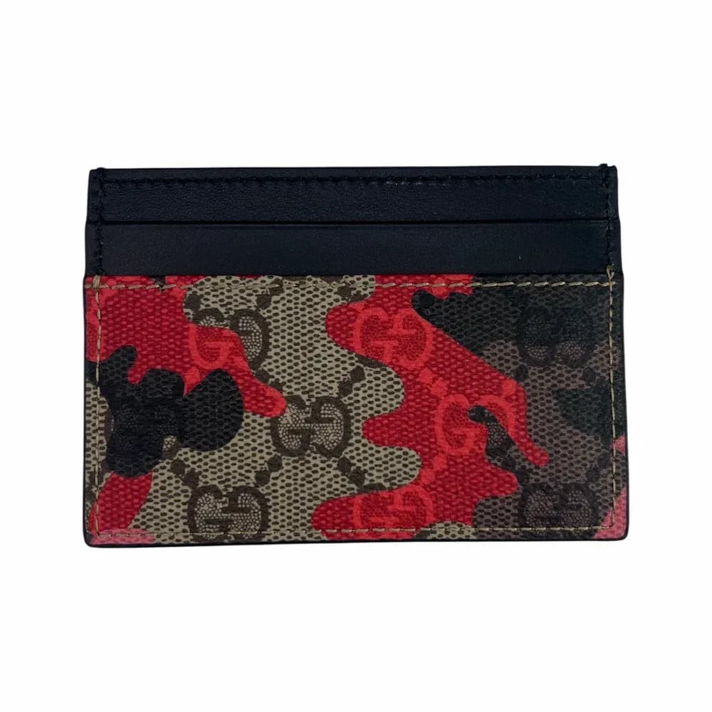 Gucci GG Camouflage Card Holder