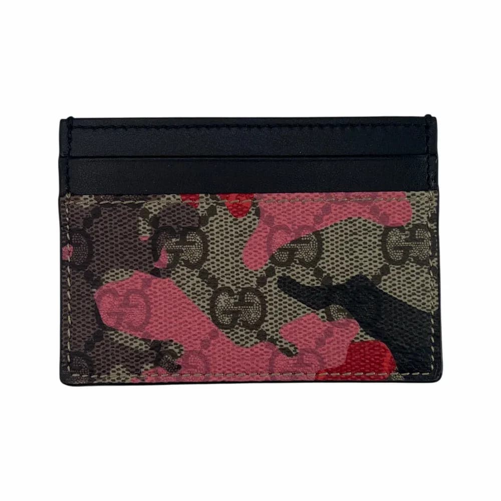 Gucci GG Camouflage Card Holder