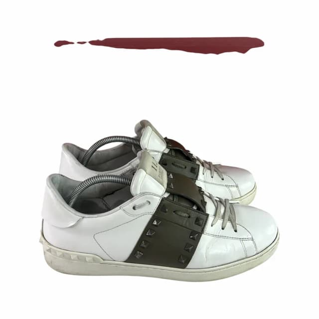 Valentino Rockstud Open Low-Top Sneaker