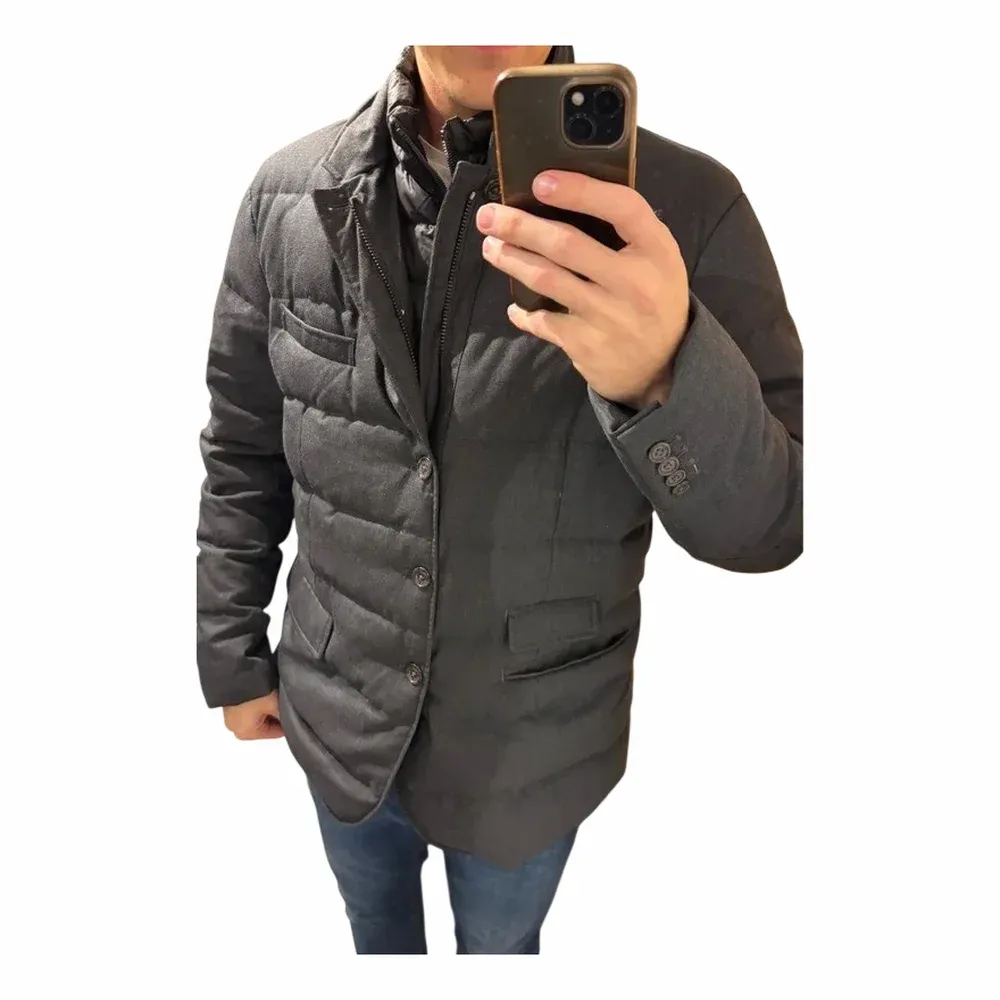 Ralph Lauren Flannel Down Blazer