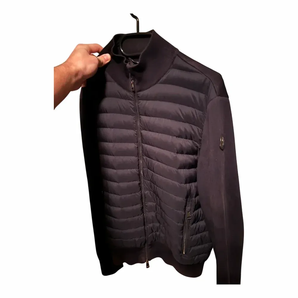 Moncler Hybrid Zip-Up Cardigan