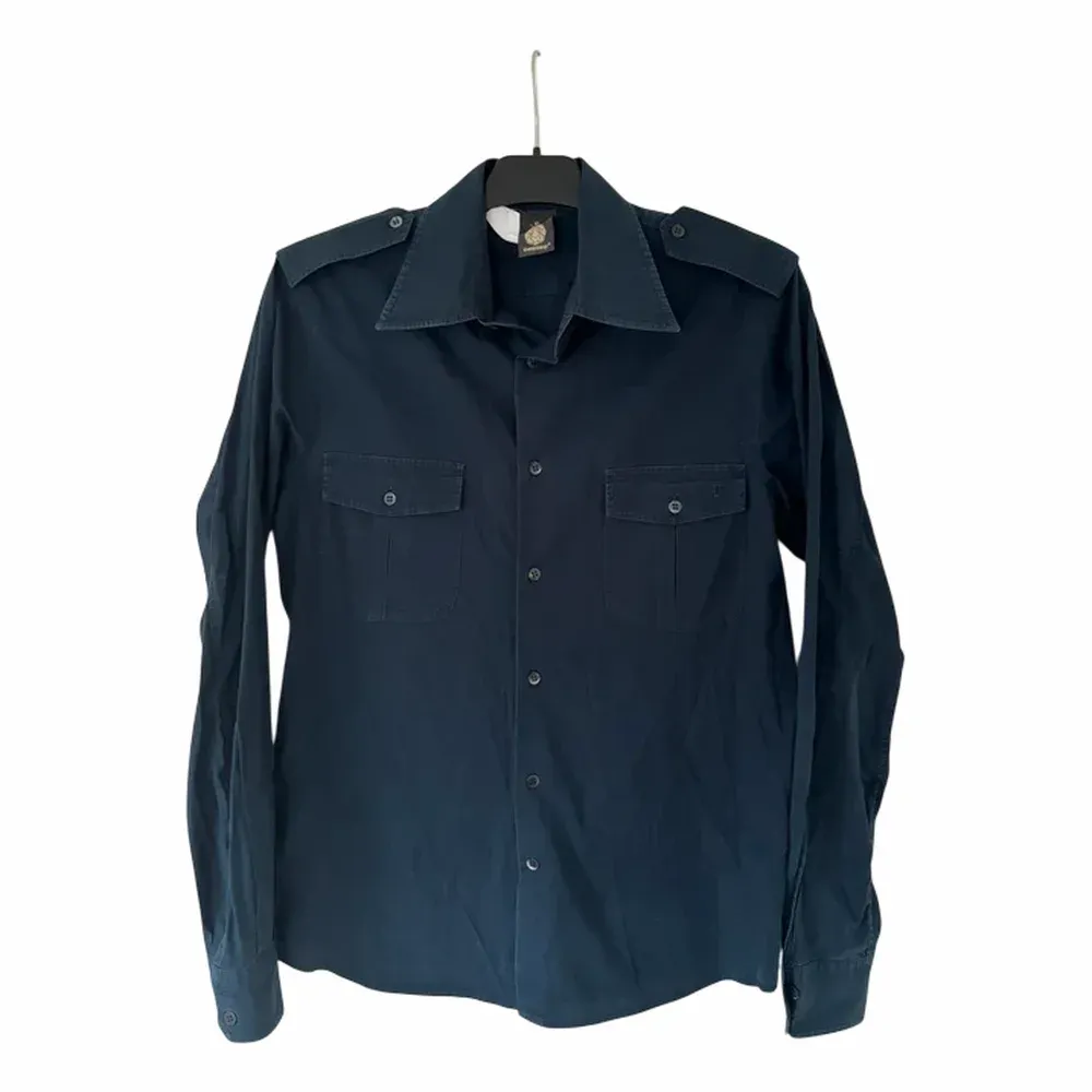 Dondup Tropical Blue Uniform Shirt