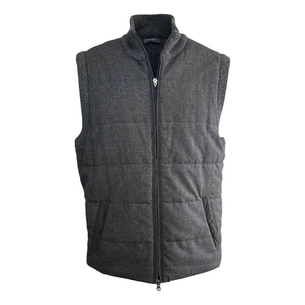 JACOB COHEN Quilted Wool Gilet