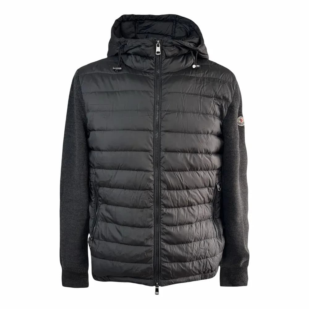 Moncler Quilted Wool Cardigan