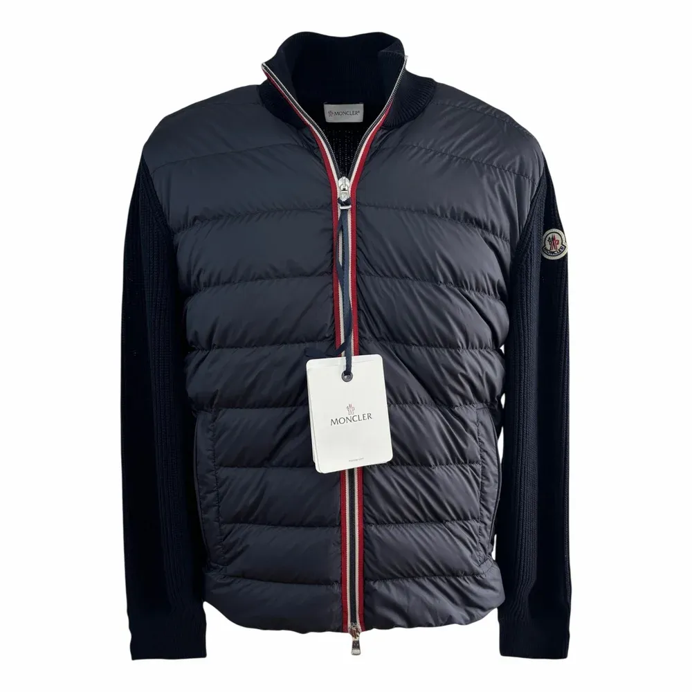 Moncler Tricot Hybrid Down-Padded Cardigan