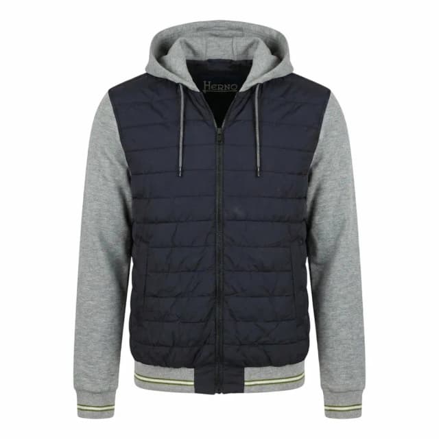 HERNO Quilted Hybrid Hooded Jacket