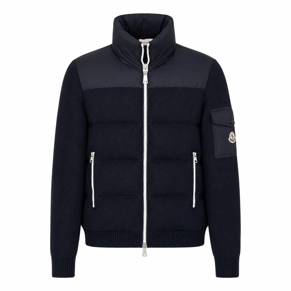 Moncler Padded Wool Cardigan I20919B00005M1241750