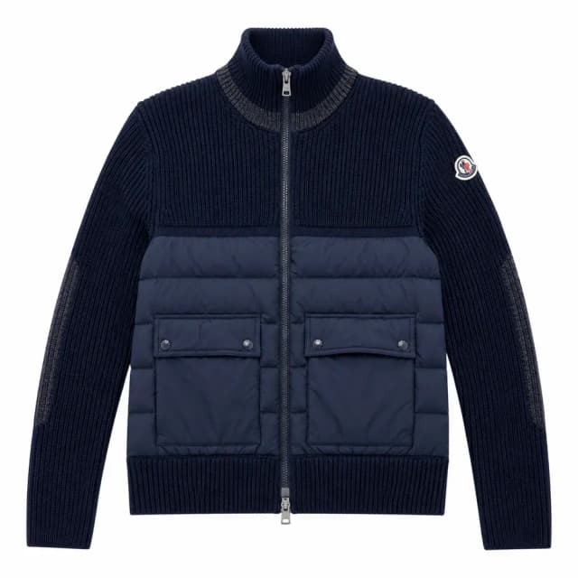 Moncler Padded Wool Cardigan