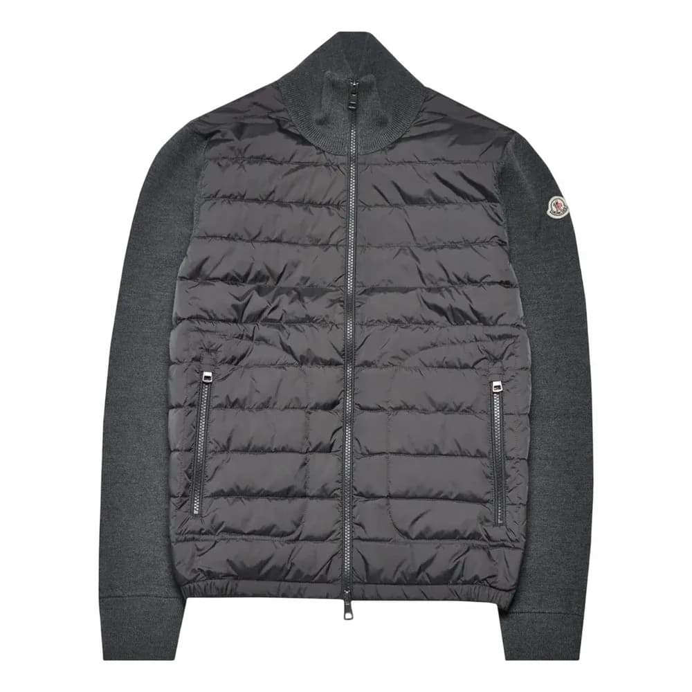 Moncler Tricot Hybrid Zip Cardigan