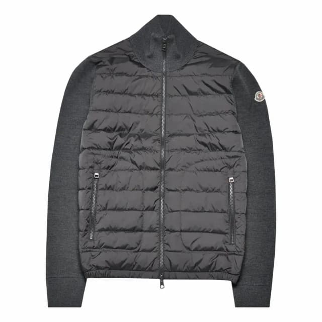 Moncler Tricot Hybrid Zip Cardigan