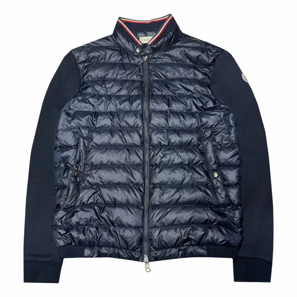 MONCLER Padded Wool Zip-Up Cardigan