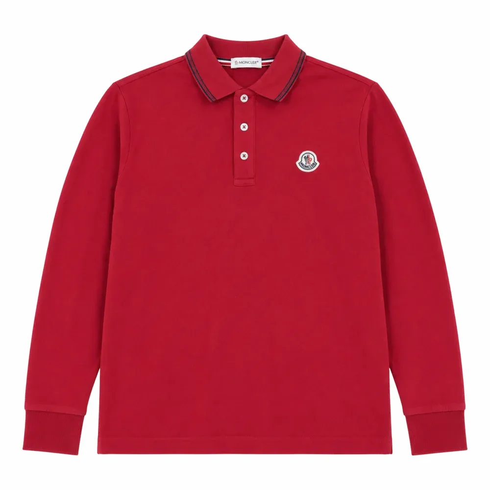 Moncler Maglia Polo Manica Lunga Long Sleeve Polo