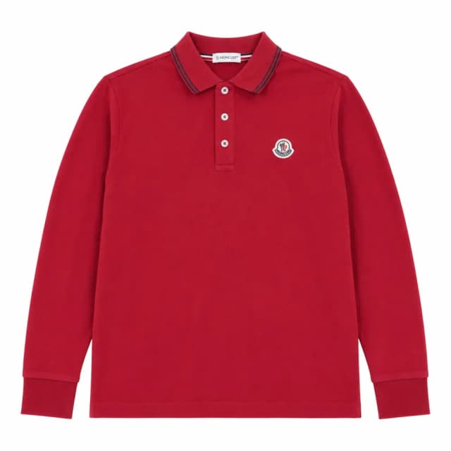Moncler Maglia Polo Manica Lunga Long Sleeve Polo