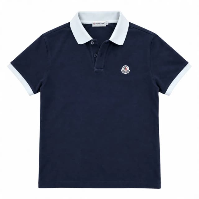 Moncler Logo Patch Polo Shirt
