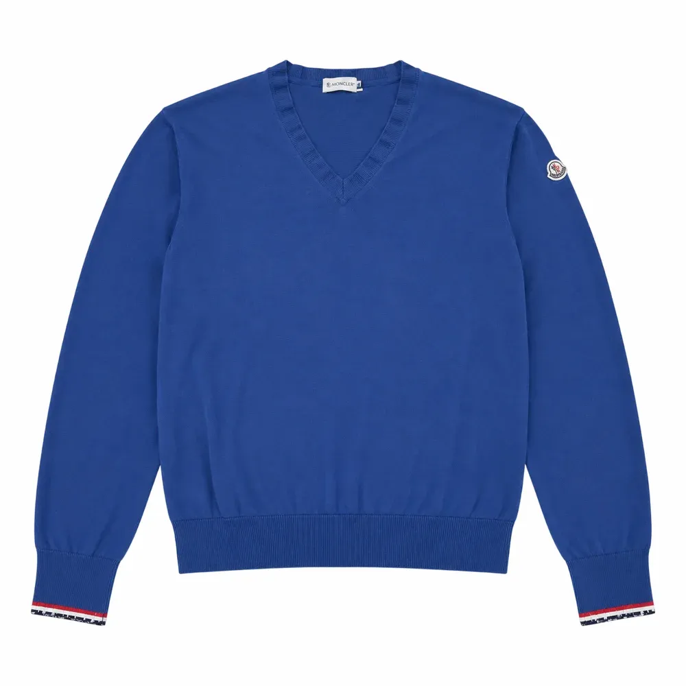 Moncler V-Neck Knit Jumper