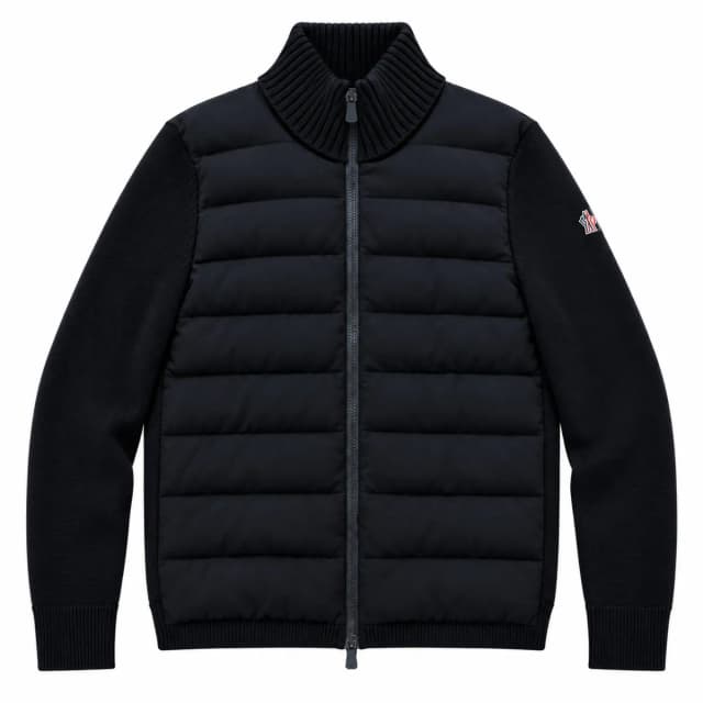 Moncler Hybrid Zip Cardigan