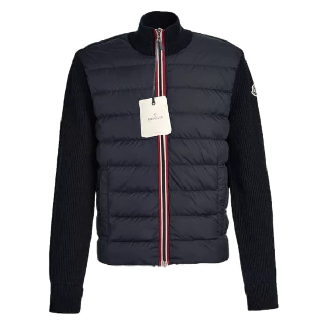 Moncler Tricot Hybrid Zip Cardigan