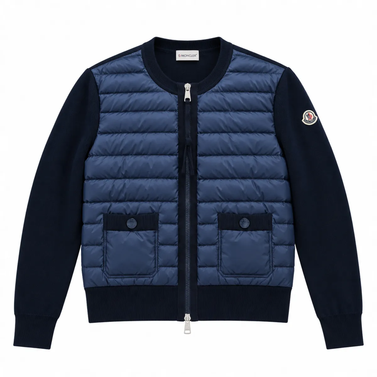Moncler Hybrid Quilted Zip Cardigan