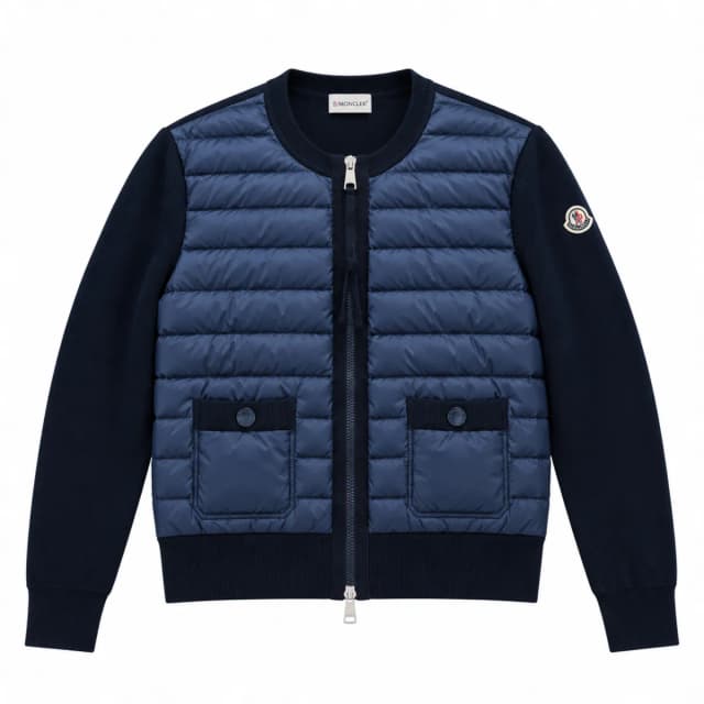 Moncler Hybrid Quilted Zip Cardigan