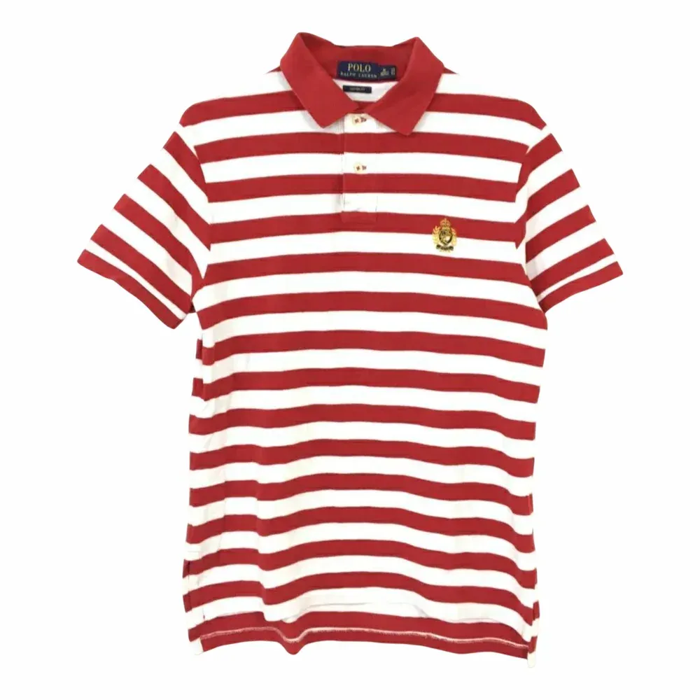 Ralph Lauren Striped Ornament Logo Polo Shirt