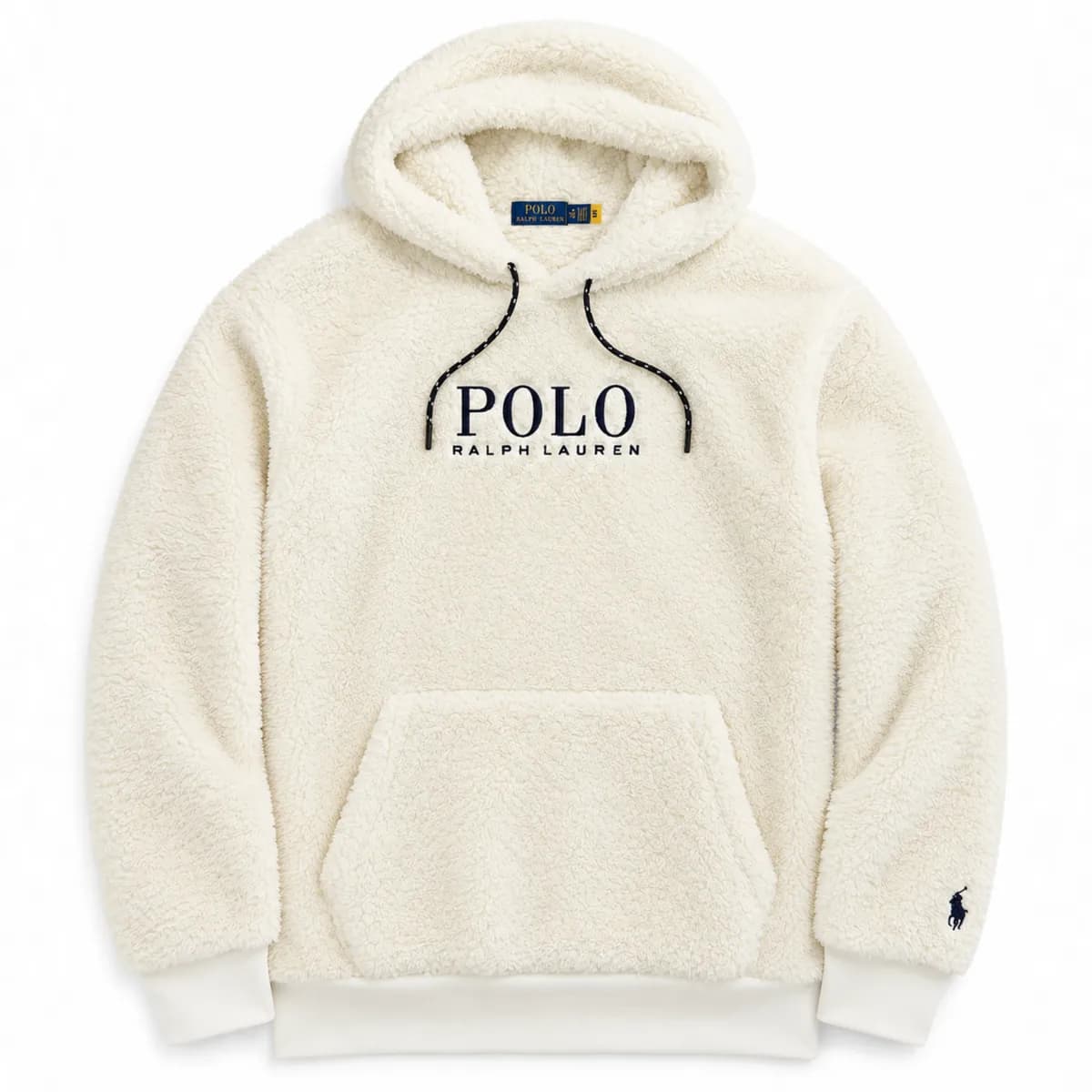 Ralph Lauren Logo Pile Fleece Hoodie