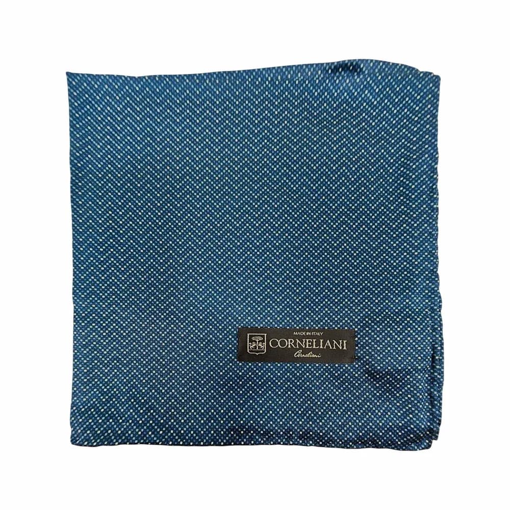 Corneliani Geometric Print Pocket Square