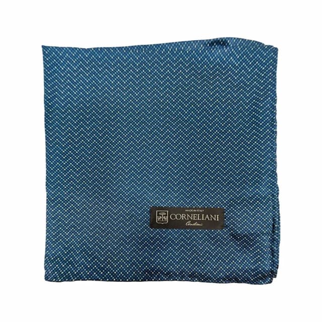 Corneliani Geometric Print Pocket Square