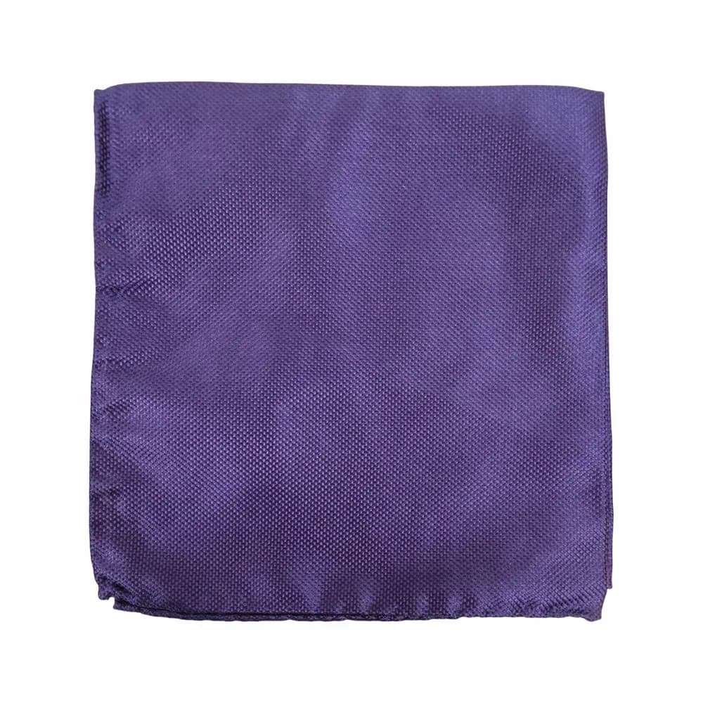 Corneliani Purple Silk Pocket Square