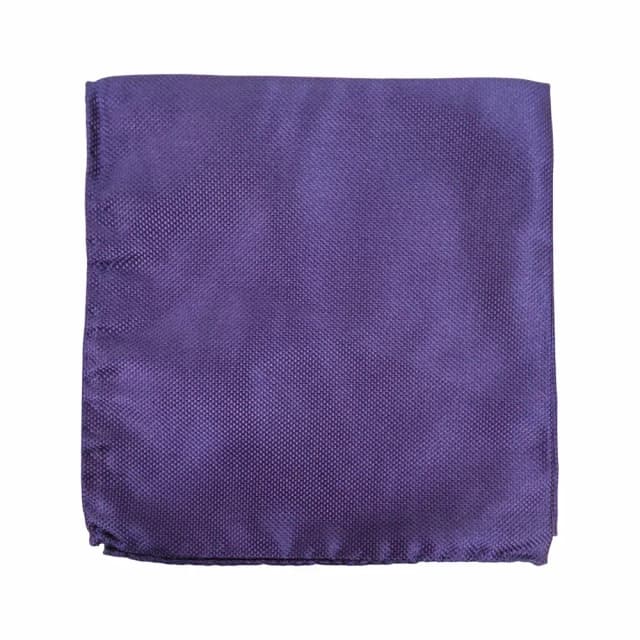 Corneliani Purple Silk Pocket Square