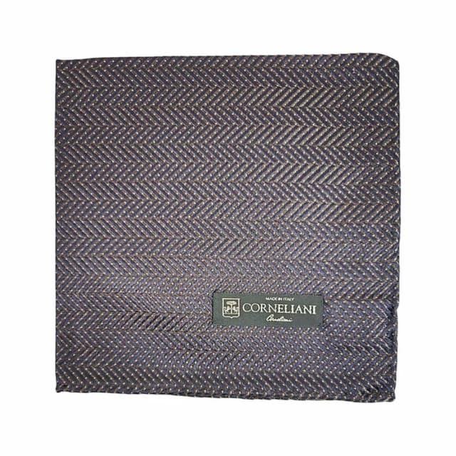 Corneliani Square graphic-print handkerchief