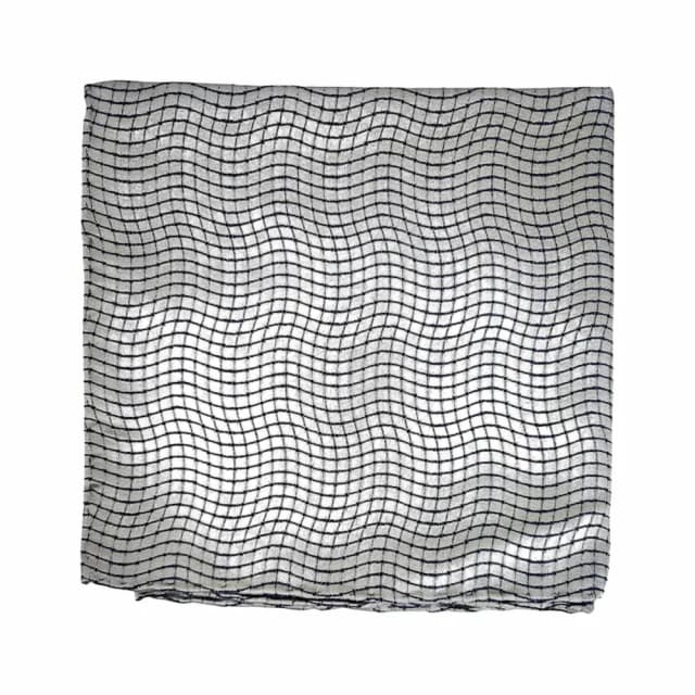 Corneliani Warped Grid Pattern