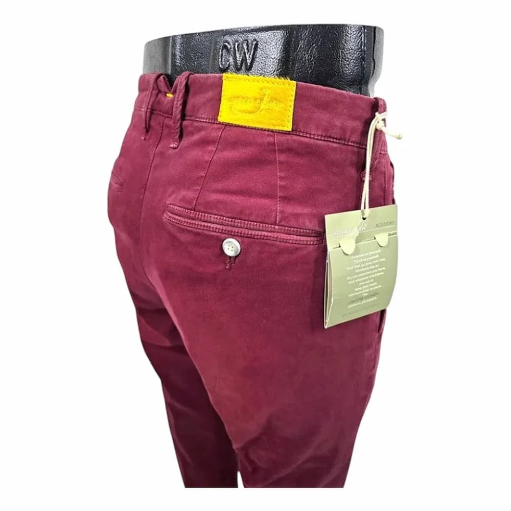 JACOB COHEN Slim Fit Corduroy Chino Trousers