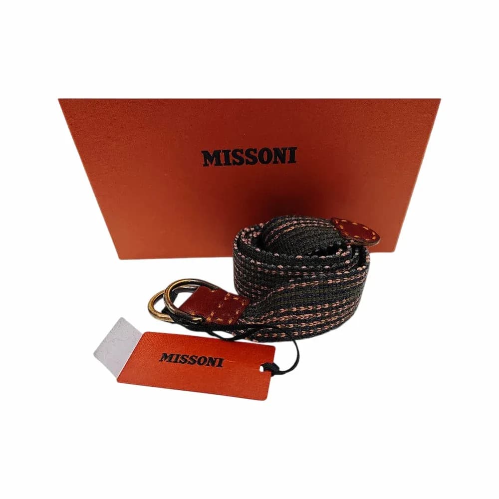 Missoni Zigzag Knit Belt