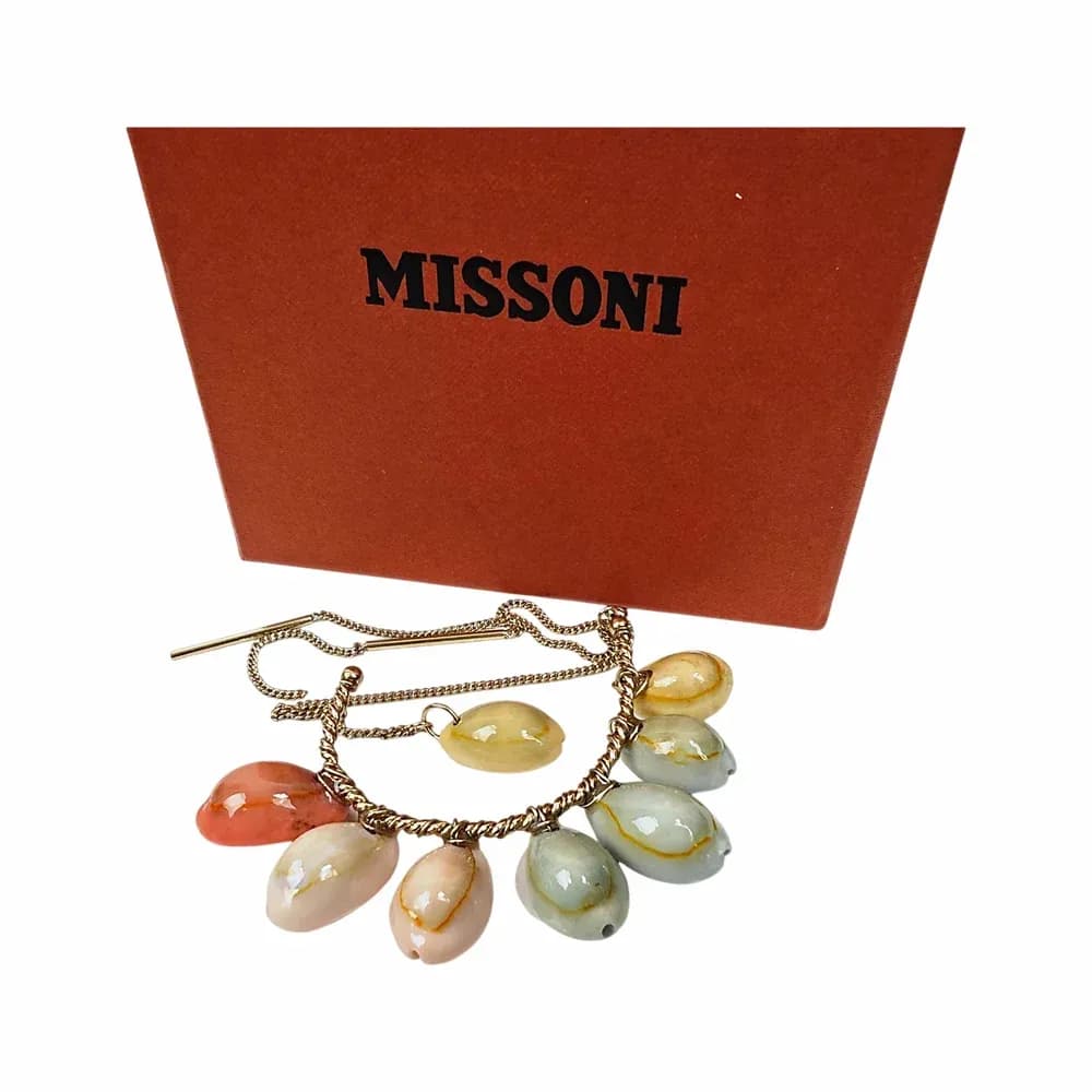 Missoni Vintage Shell Charm Bracelet