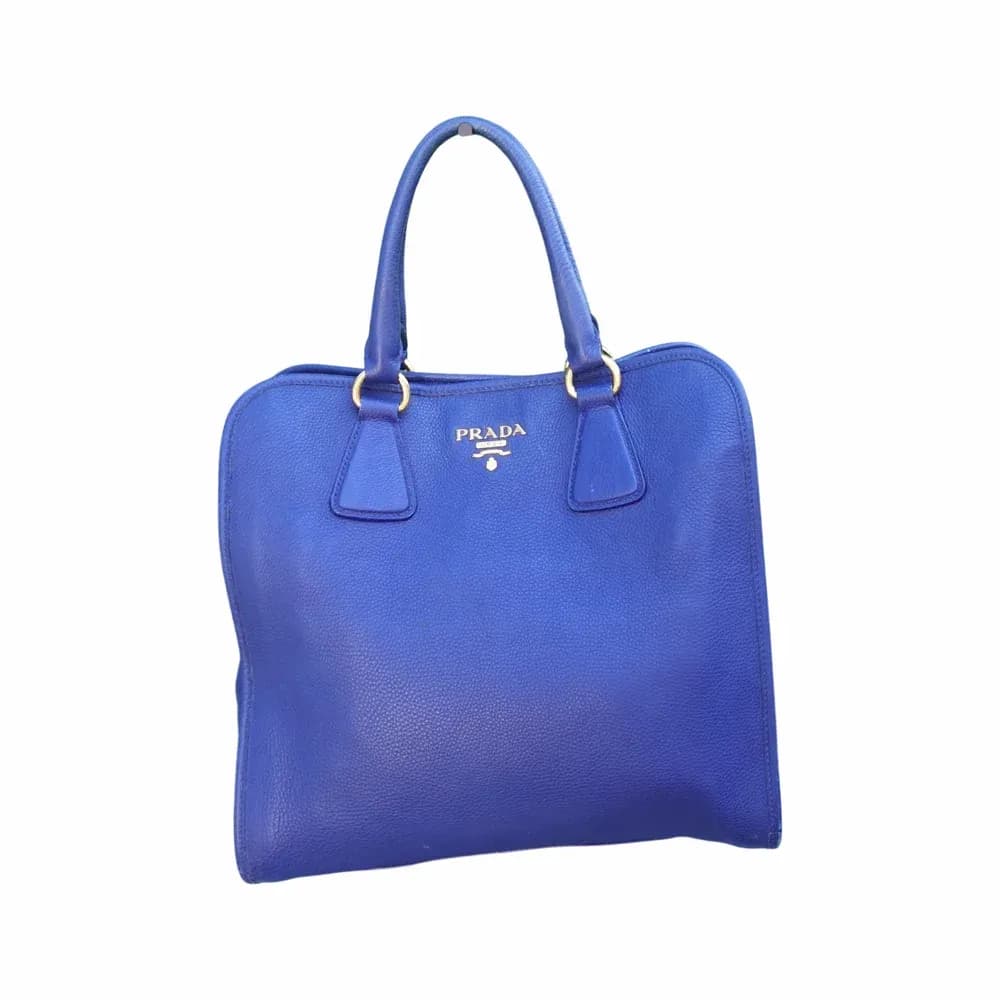 Prada Vitello Daino Convertible Boston Bag