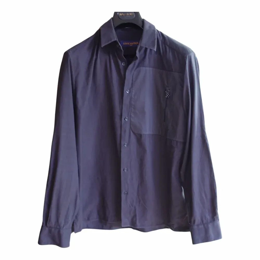 Louis Vuitton Regular Box Fit Overshirt med Mockapanel